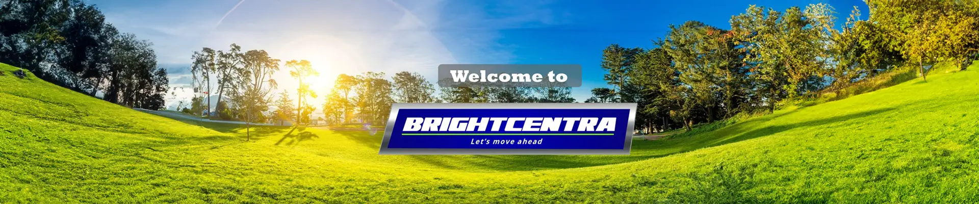 A sign that says welcome to brightcentre