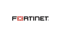 A logo of fortinet