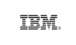 A black and white logo of ibm.