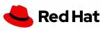 A black and white image of the word red.