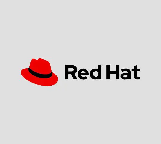 A red hat logo is shown.