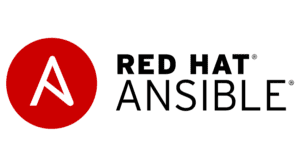 A red hat ansible logo.