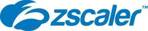 A blue and white logo of zsco